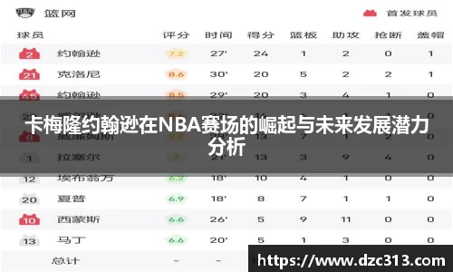 卡梅隆约翰逊在NBA赛场的崛起与未来发展潜力分析